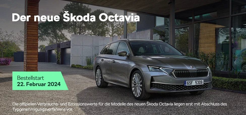 Der neue Škoda Octavia - Bestellstart 22. Februar 2024.