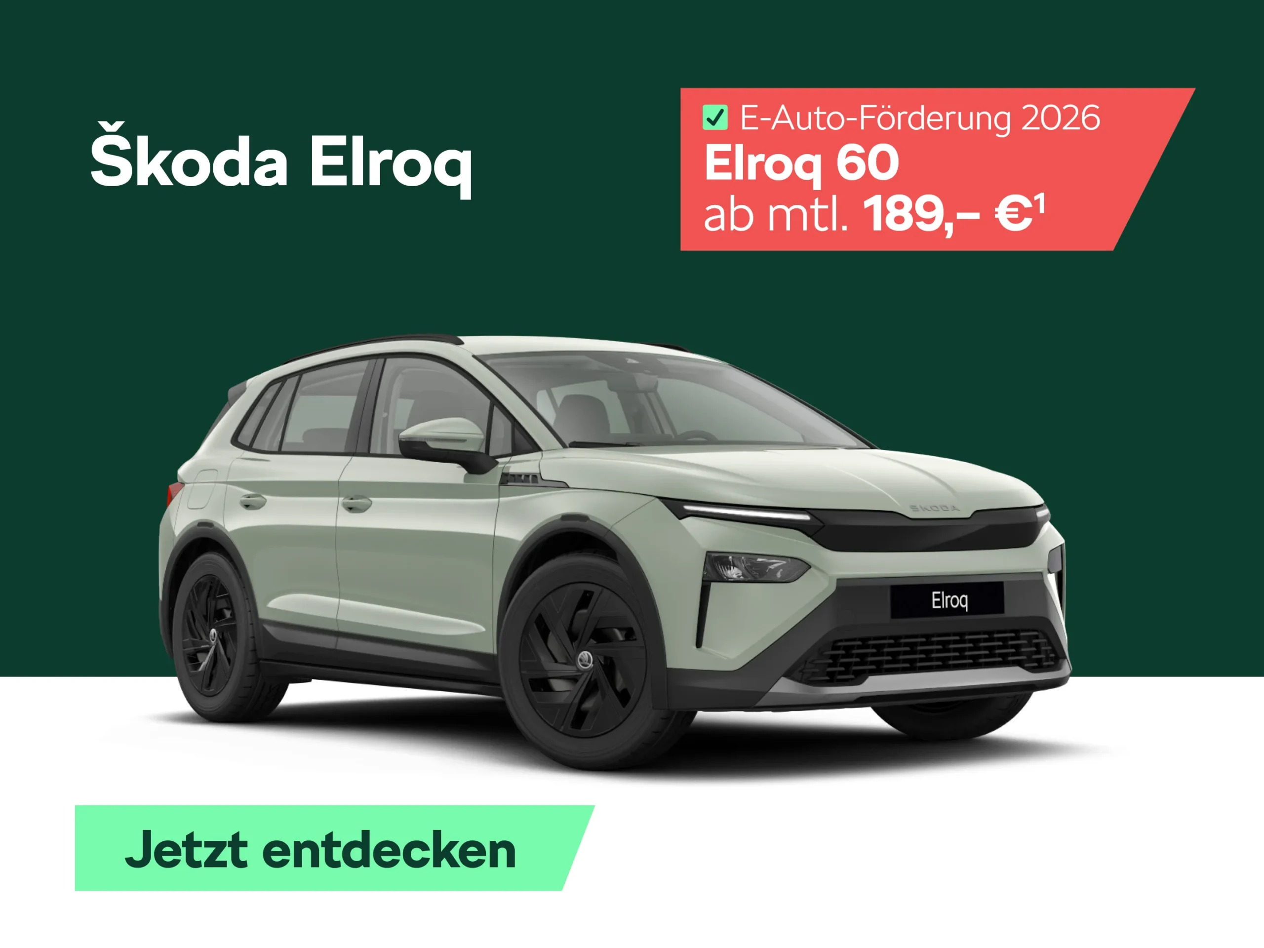 Škoda - Der neue Elroq 60 (Elektro) - ab 189 EUR mtl. leasen