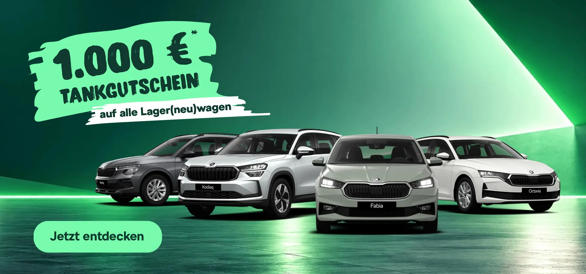 1.000 €* Tankgutschein auf alle Lager(neu)wagen - jetzt sichern!
