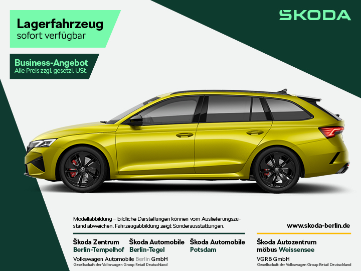 Octavia Combi RS 2,0 TSI DSG – FahrzeugID 26226
