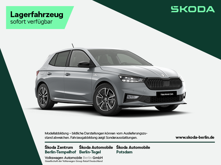 Fabia Monte Carlo 1,0 TSI DSG – FahrzeugID 28184