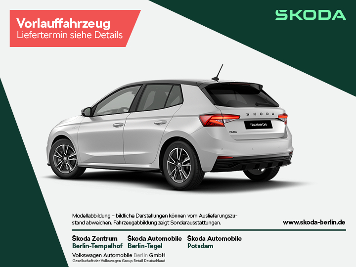 Fabia Monte Carlo 1,0 TSI DSG – FahrzeugID 28186