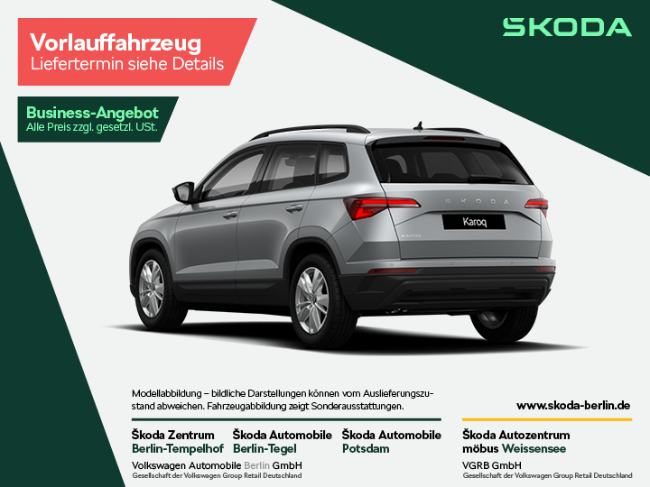 Karoq Selection 1,5 TSI DSG – FahrzeugID 29120