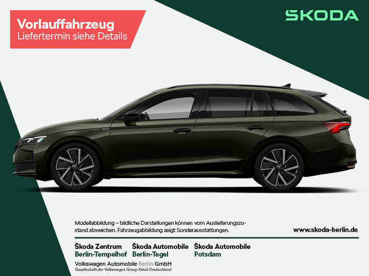 Octavia Combi Sportline 30 Jahre 2,0 TSI DSG 4x4 – FahrzeugID 29387