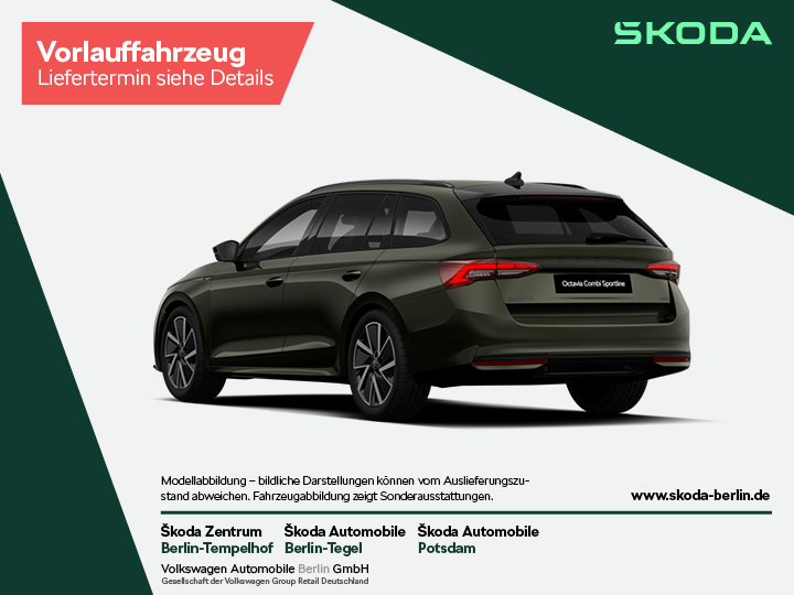 Octavia Combi Sportline 30 Jahre 2,0 TSI DSG 4x4 – FahrzeugID 29387