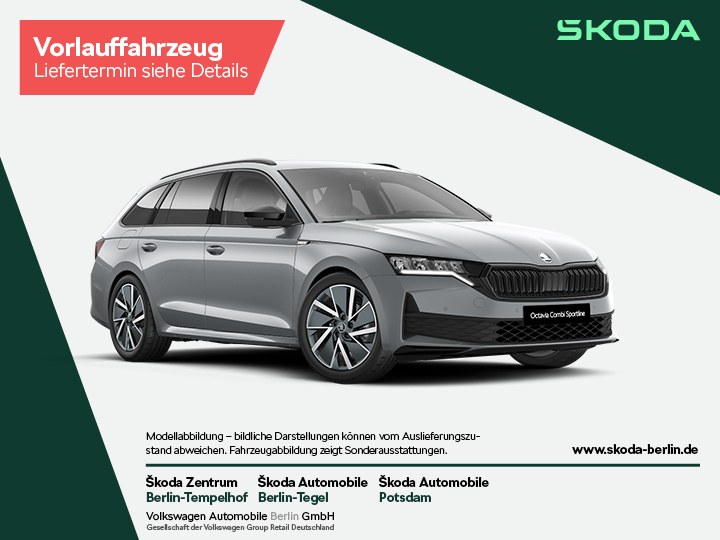 Octavia Combi Sportline 1,5 TSI DSG mHEV – FahrzeugID 29954