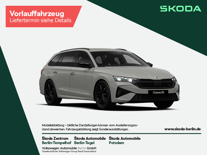 Octavia Combi RS 2,0 TSI DSG – FahrzeugID 30105