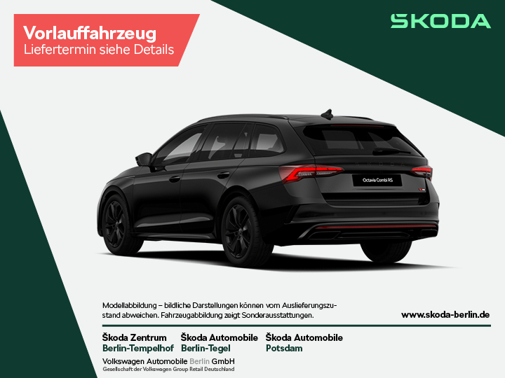 Octavia Combi RS 2,0 TSI DSG – FahrzeugID 30107