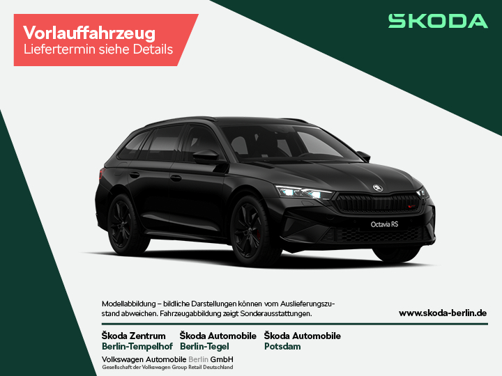 Octavia Combi RS 2,0 TSI DSG – FahrzeugID 30108
