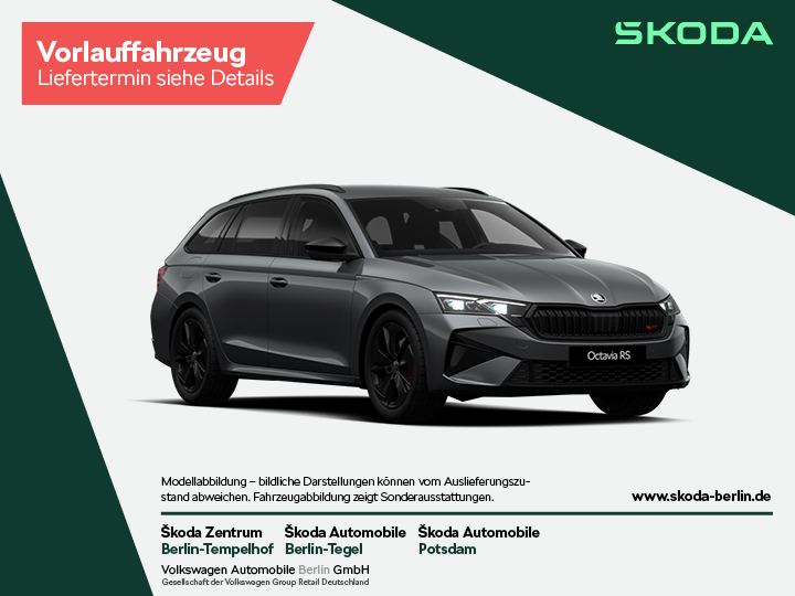 Octavia Combi RS 2,0 TSI DSG – FahrzeugID 30110