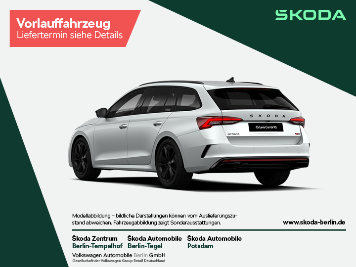 Octavia Combi RS 2,0 TSI DSG – FahrzeugID 30111